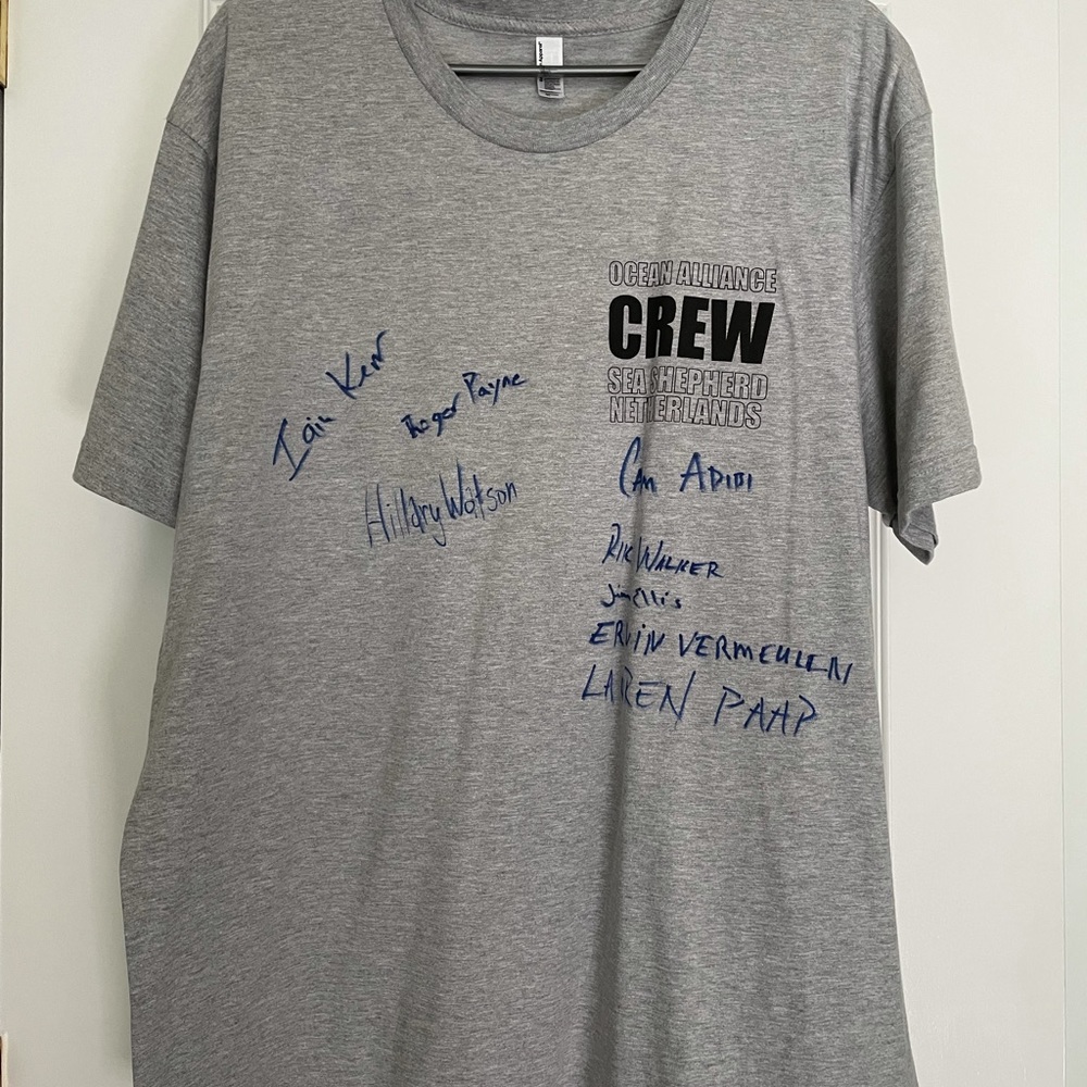 Signed Sea Shepherd Operation Toxic Gulf t-shirt